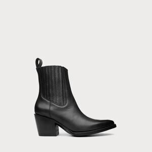 Mezcalero Amaya Black Western Boots Booties 8.5 Like New